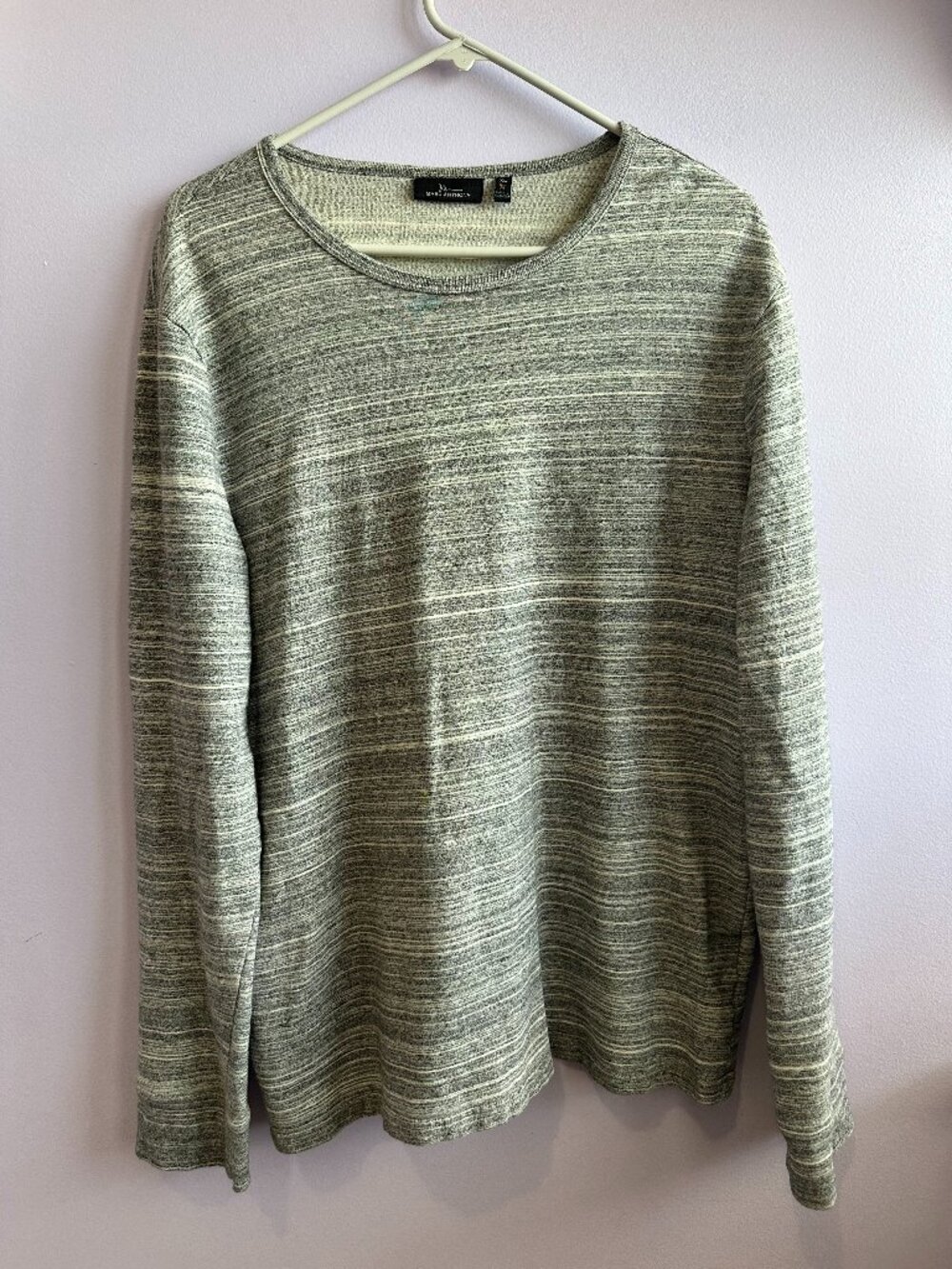 ⭐️ 4/$20 Men's Marc Anthony Grey Long Sleeve Pullover Extra Large